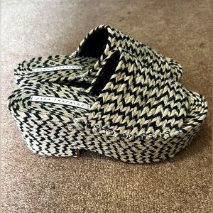 Zara Trafluc Platform Sandals Tan/Black EU39